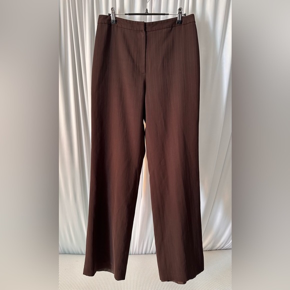 Le Suit Women's Chocolate Brown Pantsuit - Picture 1 of 6